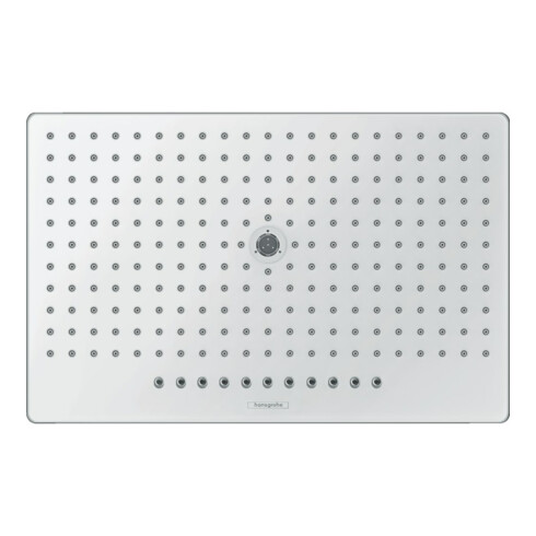 hansgrohe Pomme de douche Rainmaker Select 460 3jets, avec raccord plafond 100 mm, blanc/chrome