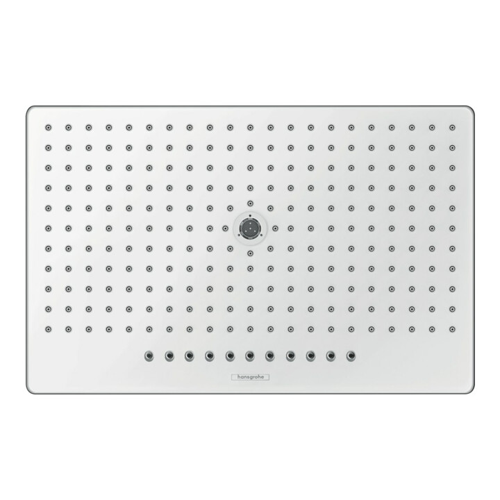 hansgrohe Pomme de douche Rainmaker Select 460 3jets, mural, avec bras 461 mm, blanc/argent chrome