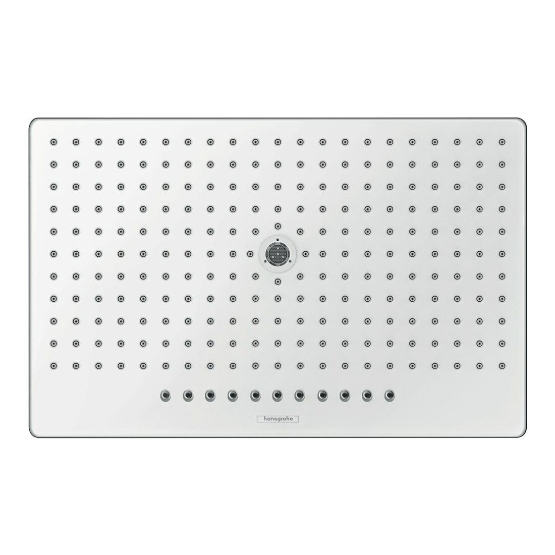 hansgrohe Pomme de douche Rainmaker Select 460 3jets, mural, avec bras 461 mm, blanc/argent chrome