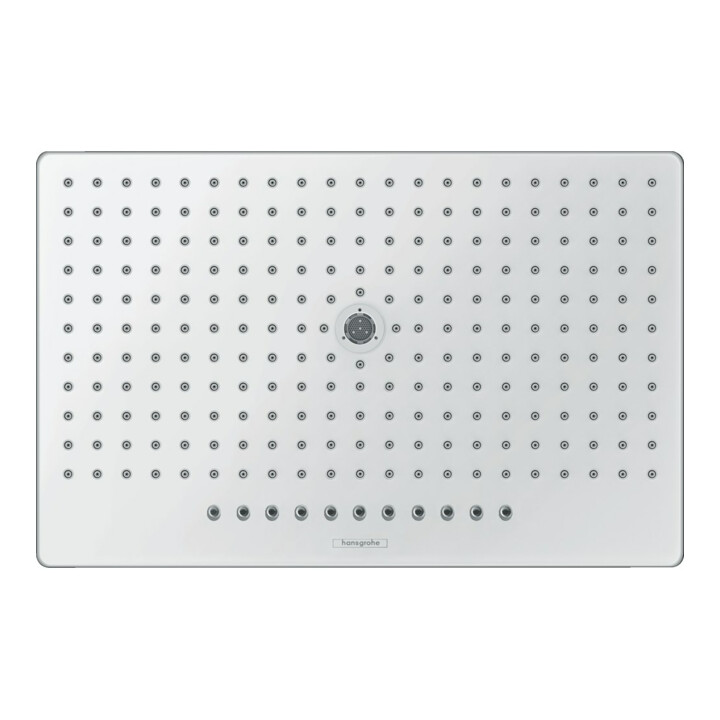 hansgrohe Pomme de douche Rainmaker Select 460 3jets, mural, avec bras 461 mm, blanc/argent chrome