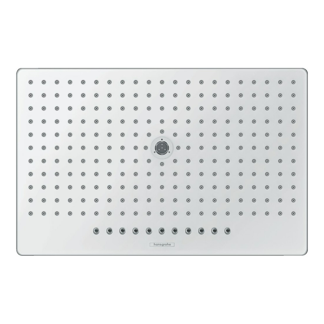 hansgrohe Pomme de douche Rainmaker Select 460 3jets, mural, avec bras 461 mm, blanc/argent chrome