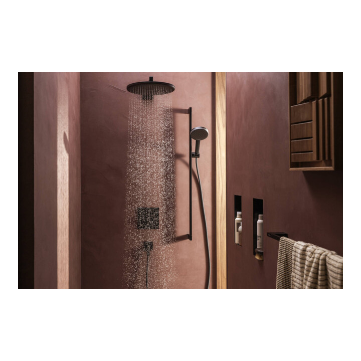 hansgrohe Pomme de tête Raindance Alive S 300 mm, pression min. 0,6 bar, noir mat