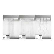 hansgrohe Pomme de tête Raindance Rainmaker 680x460mm, 3 jets, chrome, avec éclairage-3