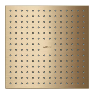 hansgrohe Pommeau de douche Axor De., encastré, 250x250mm, 2 jets, bronze b