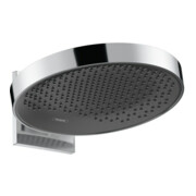 hansgrohe Pommeau de douche Rainfinity 360 Sortie 381 mm, 1 jet, avec raccord mural, chrome