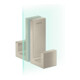 hansgrohe Porte de douche Axor Uni rectangulaire nickel brossé-1