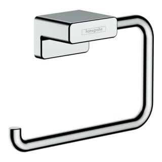 hansgrohe Porte-papier toilette AddStoris sans couvercle, chrome, mural, métal
