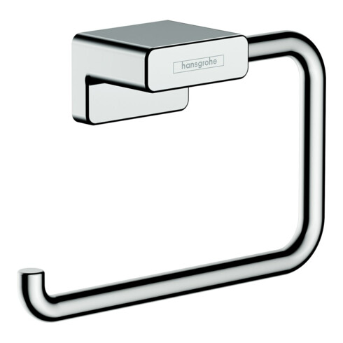 hansgrohe Porte-papier toilette AddStoris sans couvercle, chrome, mural, métal
