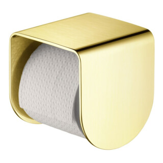 hansgrohe Porte-papier toilette Axor avec tablette, optique or brossé