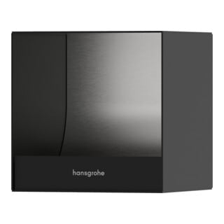 hansgrohe Porte-papier toilette encastré XtraStoris 150x150x140mm, noir mat