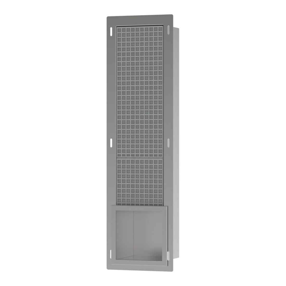 hansgrohe Porte-papier toilette encastré XtraStoris Origina acier inoxydable brossé, avec cadre