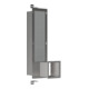 hansgrohe Porte-papier toilette encastré XtraStoris Origina blanc mat, avec cadre-3
