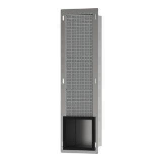 hansgrohe Porte-papier toilette encastré XtraStoris Origina mat noir mat, avec cadre