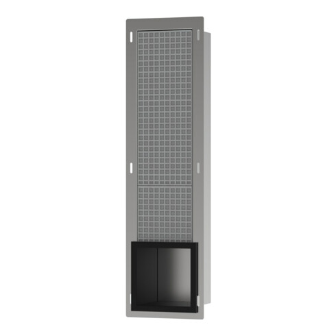 hansgrohe Porte-papier toilette encastré XtraStoris Origina mat noir mat, avec cadre