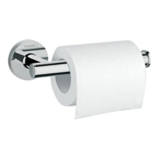 hansgrohe Porte-papier toilette Logis Uni sans couvercle, mural, laiton chromé