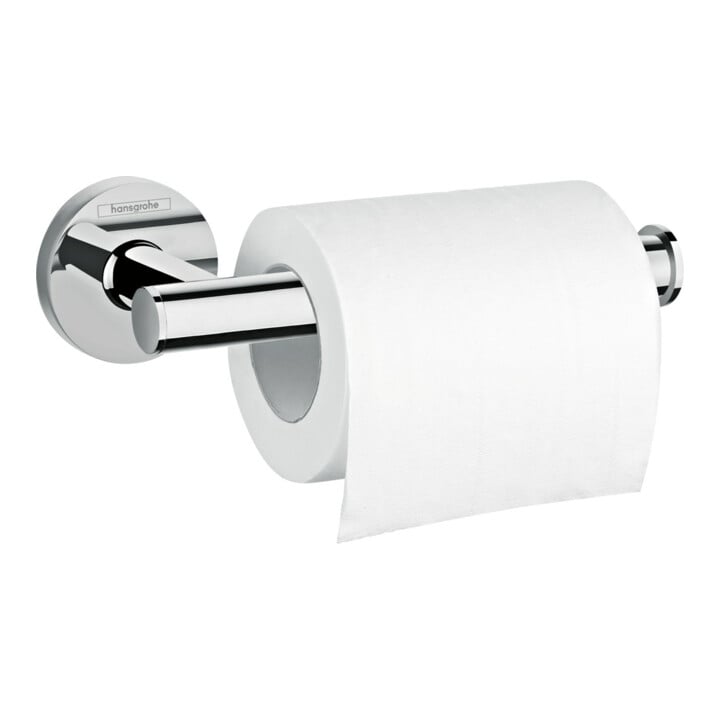 hansgrohe Porte-papier toilette Logis Uni sans couvercle, mural, laiton chromé