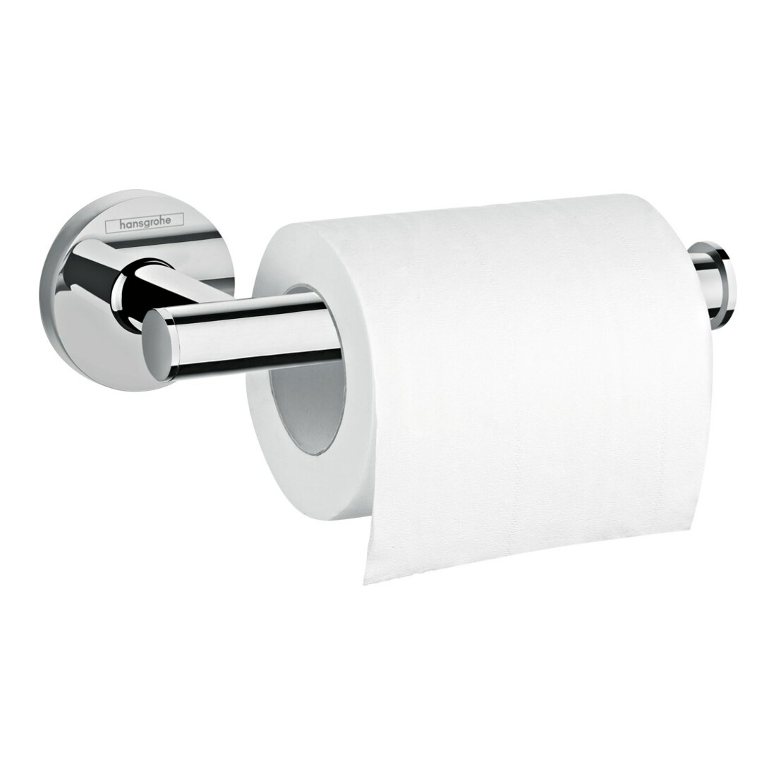 hansgrohe Porte-papier toilette Logis Uni sans couvercle, mural, laiton chromé