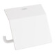hansgrohe Porte-rouleau AddStoris m avec couvercle, blanc mat, fixation murale, métal-1