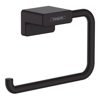 hansgrohe Porte-rouleau AddStoris sans couvercle, mat-noir, mural, métal