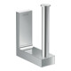 hansgrohe Porte-rouleau de réserve Axor Uni Rectangulaire Mural, chrome-1