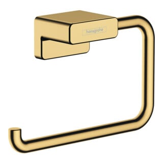 hansgrohe Porte-rouleaux AddStoris sans couvercle, or poli, mural, métal