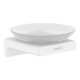 hansgrohe Porte-savon AddStoris mural, insertion verre mat, métal, blanc-mat-1