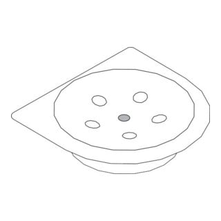 hansgrohe Porte-savon Axor Logo Polis petit, individuel