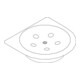 hansgrohe Porte-savon Axor Logo Polis petit, individuel-1