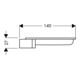 hansgrohe Porte-savon Cassetta S amovible plastique transparent
