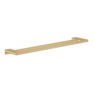 hansgrohe Porte-serviettes AddStoris L 648 mm, double, blanc, métal, bronze brossé