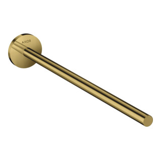 hansgrohe Porte-serviettes Axor Uni. Circular 354 mm, fixe, mural, opt. or poli