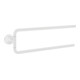 hansgrohe Porte-serviettes Axor Uni. Circular 490 mm, 2 bras, pivotant, mural, blanc mat-1