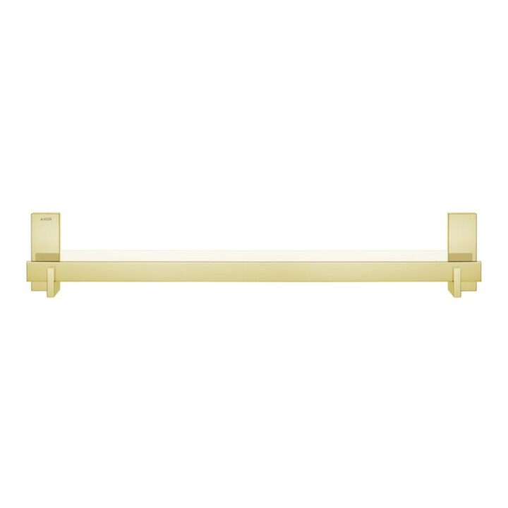 hansgrohe Porte-serviettes Axor Uni Rectangulaire 600 mm, optique or poli