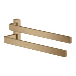 hansgrohe Porte-serviettes Axor universel 409 mm, 2 bras, pivotant, bronze brossé