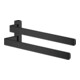 hansgrohe Porte-serviettes Axor universel 409 mm, 2 bras, pivotant, noir mat-1