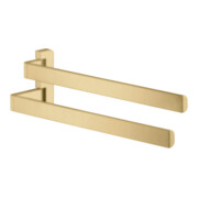 hansgrohe Porte-serviettes Axor universel 409 mm, 2 bras, pivotant, or brossé optique