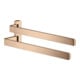 hansgrohe Porte-serviettes Axor universel 409 mm, 2 bras, pivotant, or rouge poli-1