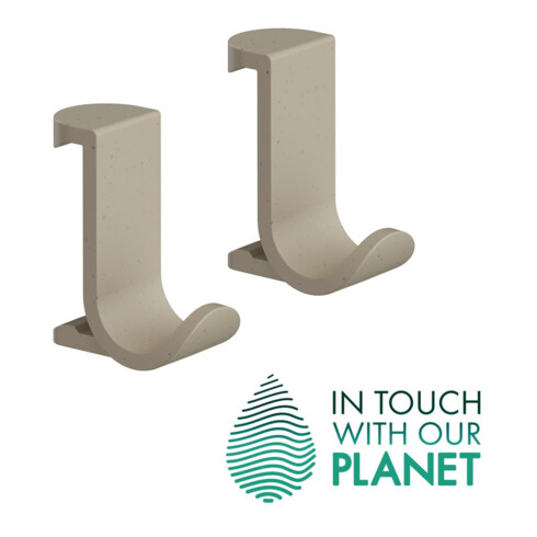 hansgrohe Porte-serviettes WallStoris Planet E large, sable (recyclé)