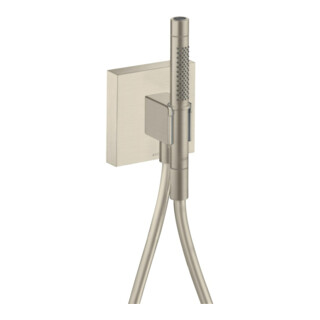hansgrohe Portereinh Axor Starck Organic avec douchette à main 2 jets, chrome, 120x120 mm, sans bec