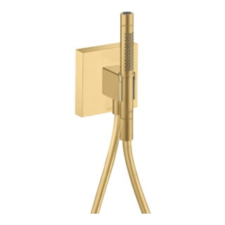 hansgrohe Portereinh Axor Starck Organic m Stabhandbrause 2jet, Schl, 120x120mm, b gol opt