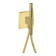 hansgrohe Portereinh Axor Starck Organic m Stabhandbrause 2jet, Schl, 120x120mm, brush. br-1