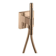 hansgrohe Portereinh Axor Starck Organic m Stabhandbrause 2jet, Schl, 120x120mm, po r gol