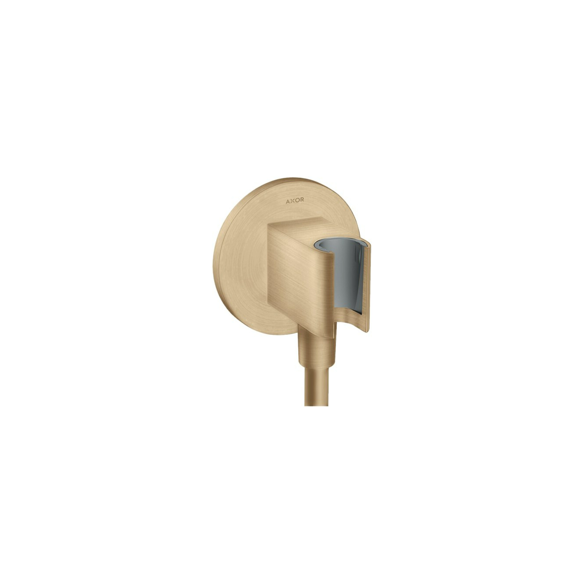 hansgrohe Portereinheit Axor Fixfit rd, m RV, int Haltefunkt., brush. bron