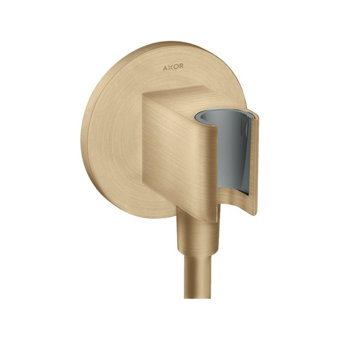 hansgrohe Portereinheit Axor Fixfit rd, m RV, int Haltefunkt., brush. bron