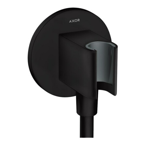 hansgrohe Portereinheit Axor Fixfit rd, m RV, integr. Haltefunkt., matt-sw