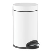 hansgrohe Poubelle à pédale AddStoris 3 l, libre, blanc mat