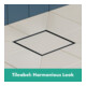 hansgrohe Punktab RainDrain Brillance Komplettset, 150x150mm, Edelstahl finish-3