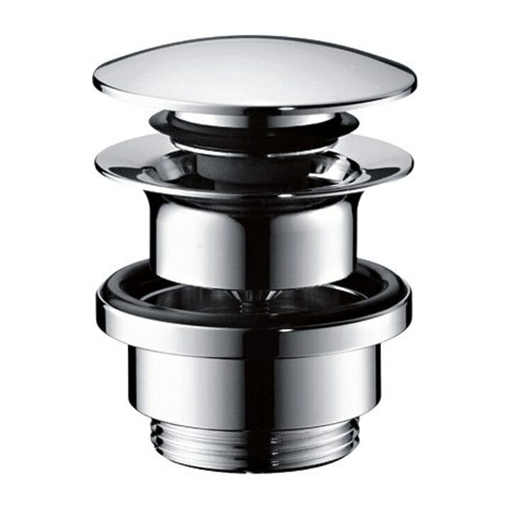 hansgrohe Push-Open-Ablaufgarnitur für Waschtisch- und Bidetmischer, chrom