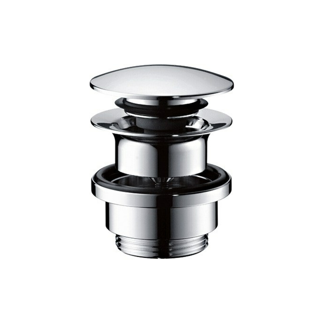 hansgrohe Push-Open-Ablaufgarnitur für Waschtisch- und Bidetmischer, chrom
