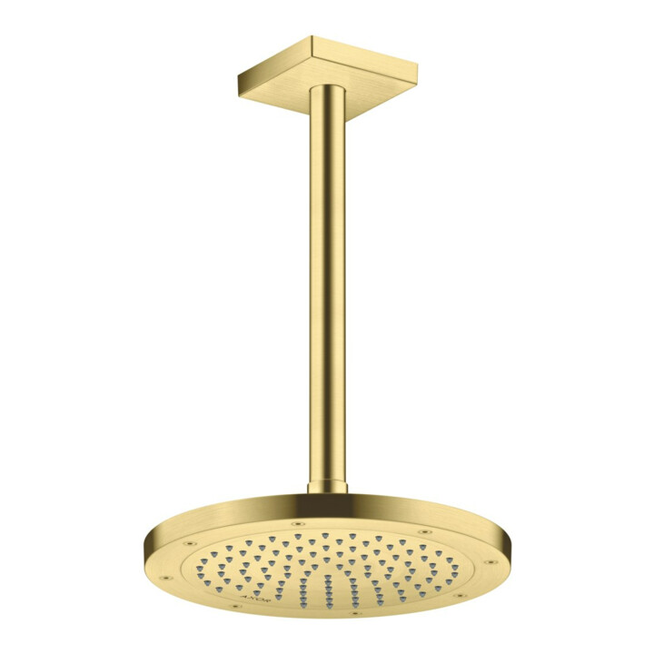 hansgrohe Raccord de plafond 300 mm, laiton brossé, carré